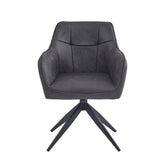 Lungo Eetkamerstoel - Antraciet Microfiber